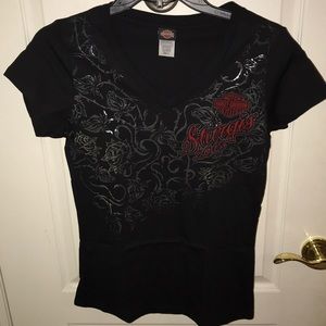 AUTHENTIC Harley Davidson Women’s Black Tee